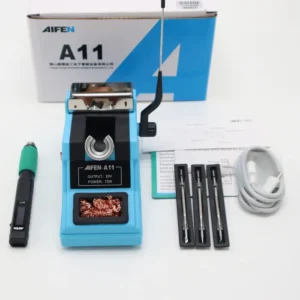 AIFEN A11 USB Soldering Station Charging Soldering Iron Portable For Cell-Phone Repair Welding Tools Compatible C210 Handle 9