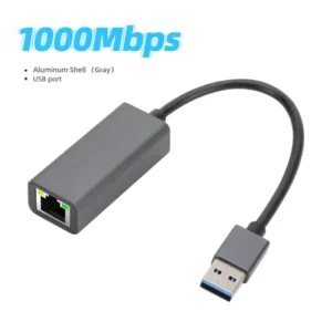 USB3.0 1000Mbps Network Card Type C USB to RJ45 Converter Wired Gigabit Ethernet Lan Adapter for Nintendo Switch Macbook Laptop 8