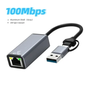 USB3.0 1000Mbps Network Card Type C USB to RJ45 Converter Wired Gigabit Ethernet Lan Adapter for Nintendo Switch Macbook Laptop 9