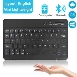 Bluetooth Wireless Keyboard Mini Keyboard For MacBook iPad  2.4G Rechargeable Gaming Receiver For Android iOS Windows 9