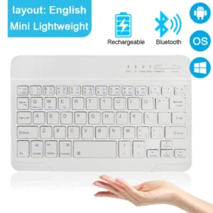 Bluetooth Wireless Keyboard Mini Keyboard For MacBook iPad  2.4G Rechargeable Gaming Receiver For Android iOS Windows 10