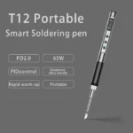 Portable T12 Electric Soldering Iron PD 65W DC 72W CNC Metal Body Temperature Adjustable Solder Welding Station Fast Heating 2