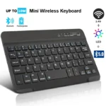 Bluetooth Wireless Keyboard Mini Keyboard For MacBook iPad  2.4G Rechargeable Gaming Receiver For Android iOS Windows 1