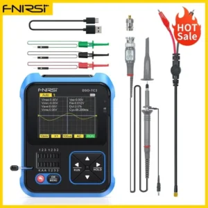 FNIRSI DSO-TC3 Mini Handheld Digital Oscilloscope Transistor Tester Signal Source 3in1 Multifunction Electronic Component Tester 8
